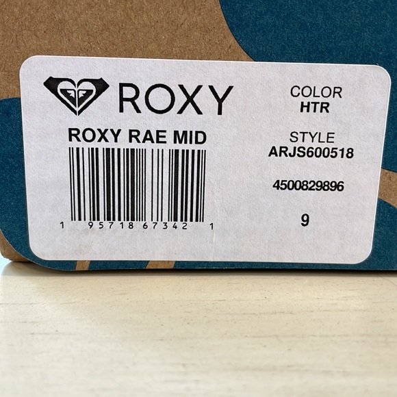 Roxy Rae high tops- Gry- size 9 - Picture 2 of 4